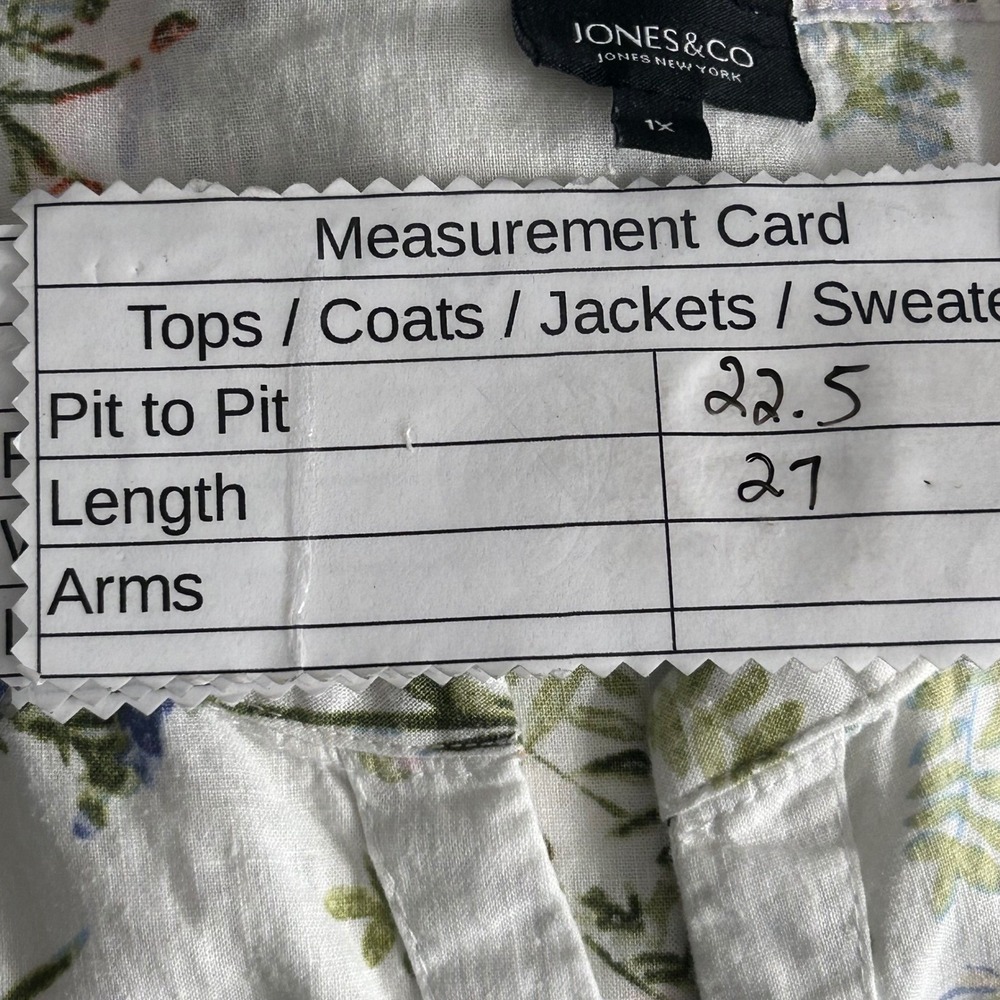 Jones And Co Linen Popover‎ Top Cream 1X - Picture 7 of 12